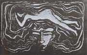 Edvard Munch In   the brain oil